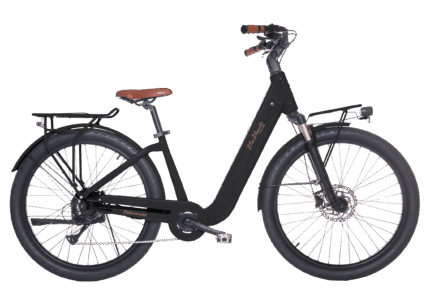 Bicicletta elettrica da donna E69L Amata PLUS Caffè nera